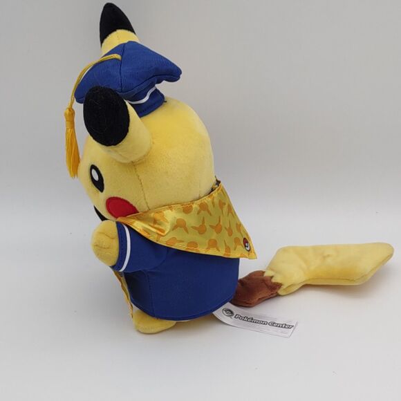 Pokémon Center Original Graduate Pikachu Poke Plush 8 In Graduation Celebration - Picture 2 of 11